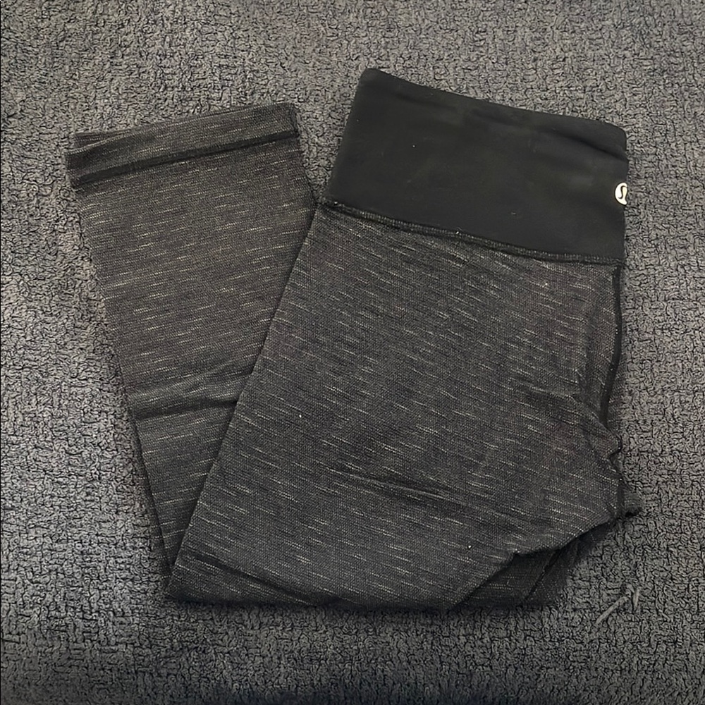 Heathered Black Leggings